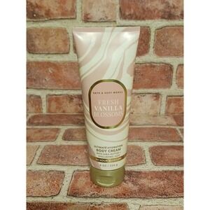 Bath & Body Works FRESH VANILLA BLOSSOMS Body Cream 8 oz Retired RARE